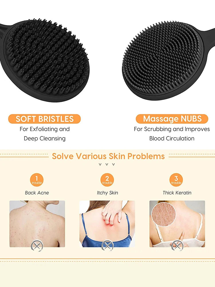Soft Massage &amp; Exfoliating Bath Brush