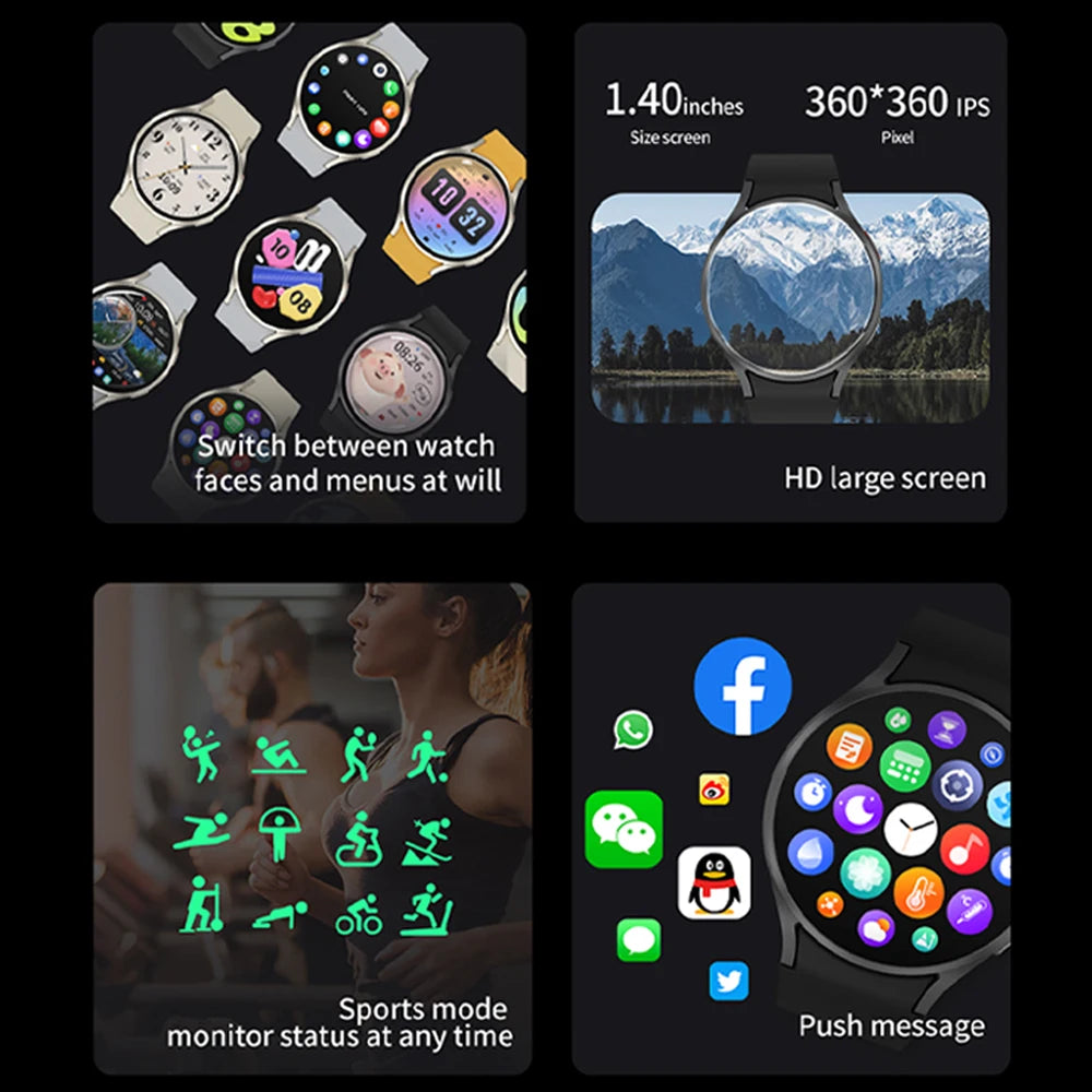 Đồng Hồ Thông Minh Galaxy 6 HD Cảm Ứng Bluetooth