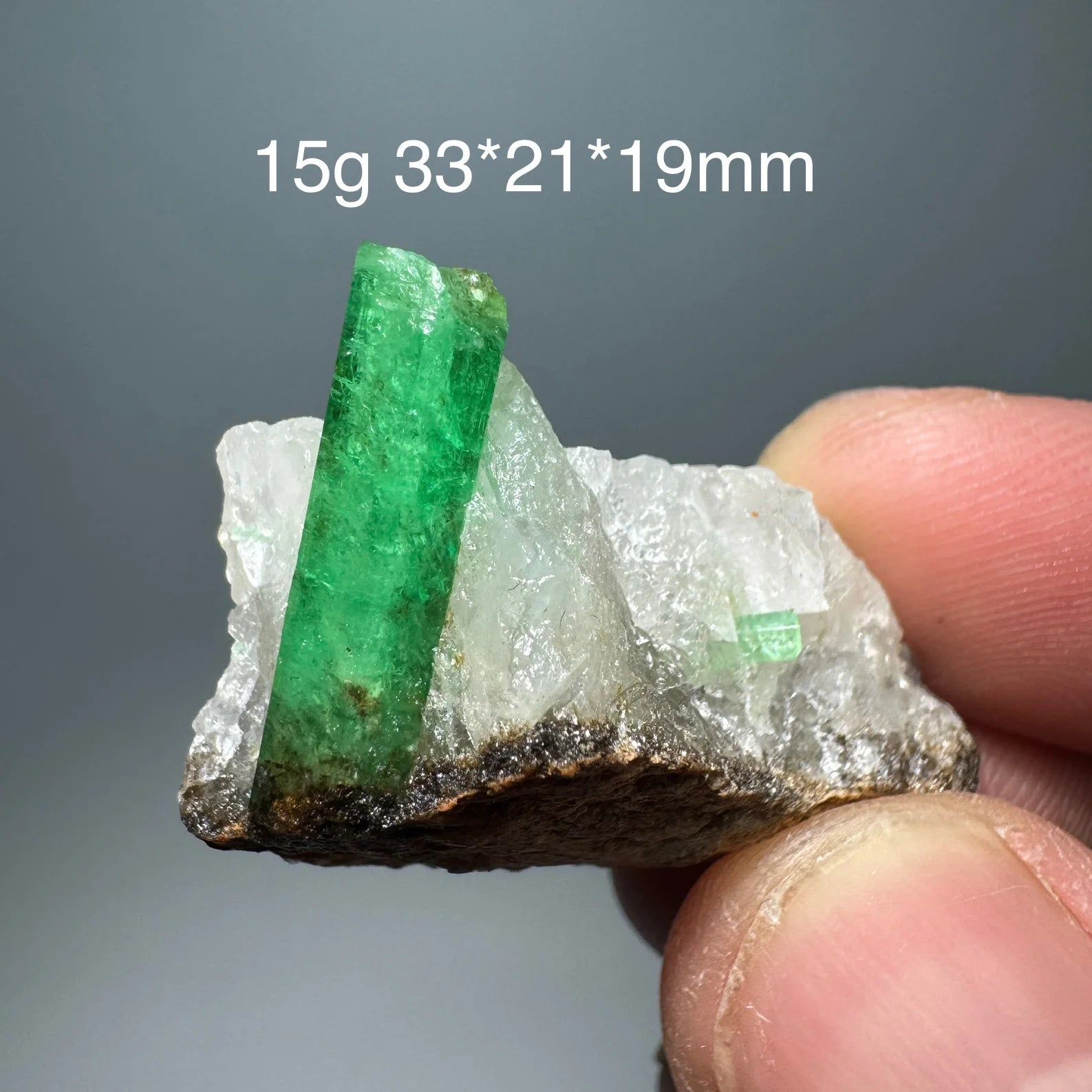 Natural Emerald &amp; Healing Quartz