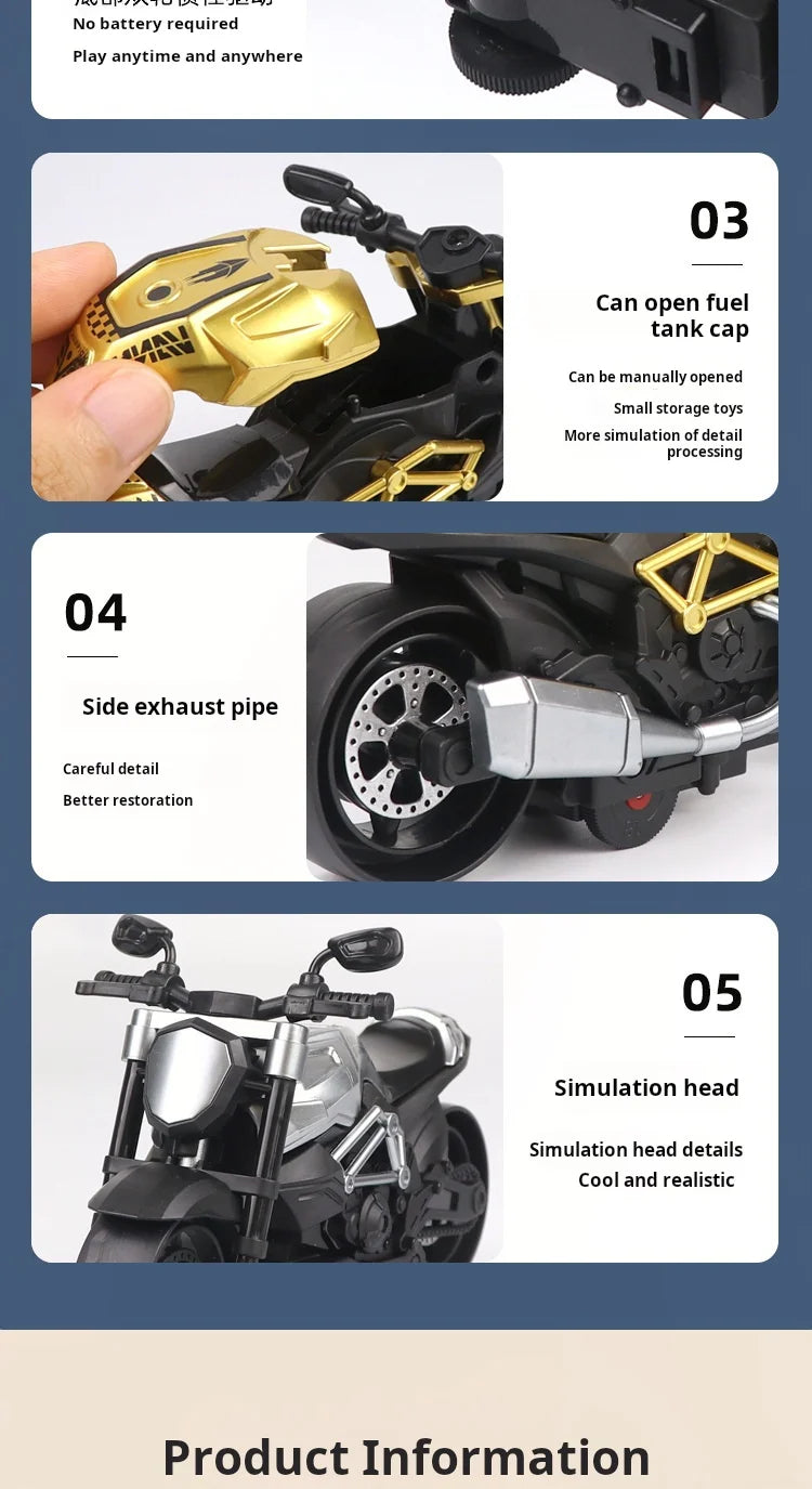 Ô Tô Mô Hình & Xe Máy Đồ Chơi Inertia Siêu Ngầu Cho Bé - Daisan Mart