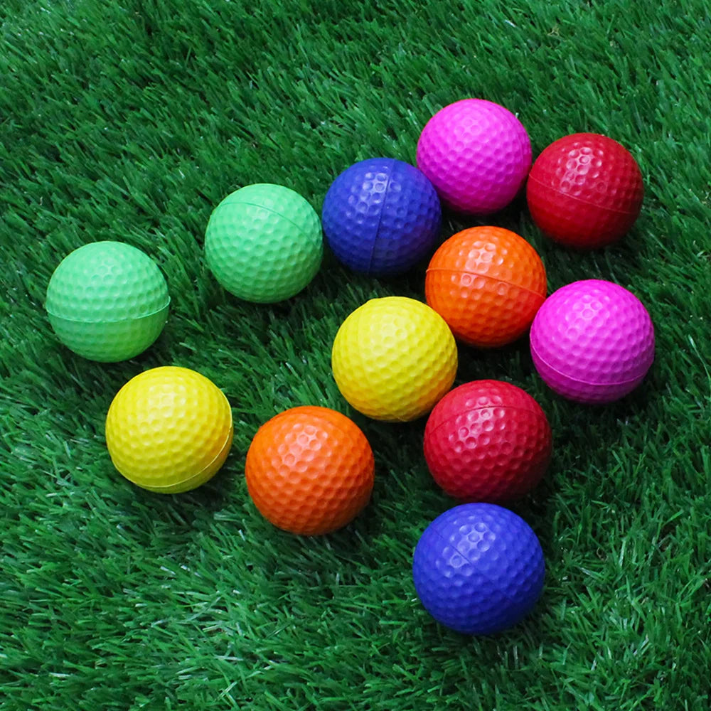 Multi-Color Golf Balls 10PCS - Practice &amp; Pet Toys