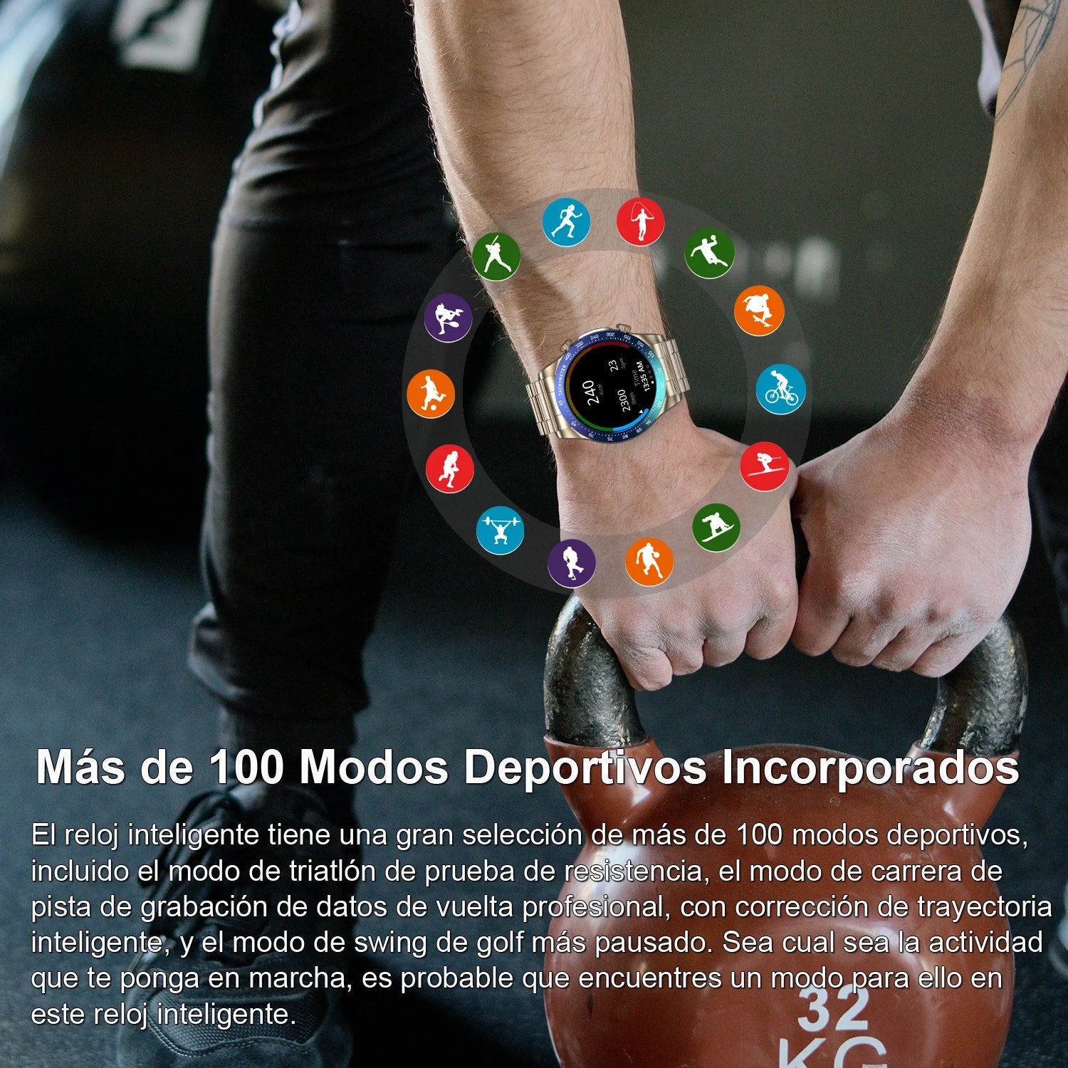 Đồng hồ thông minh nam chống nước IP68 kết nối Bluetooth