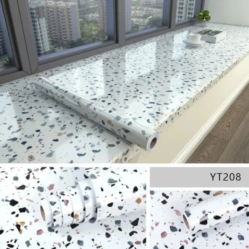 Waterproof, Heat Resistant Kitchen Stone Wallpaper