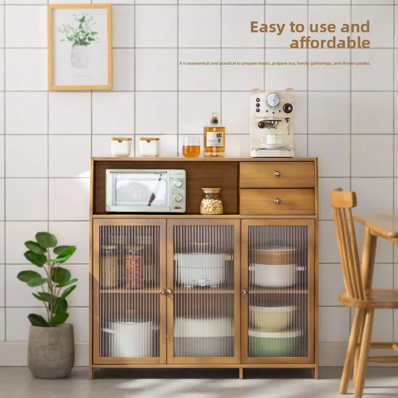 Multi-function Kitchen Cabinets and Shelves for Conveniently Storing Household Items