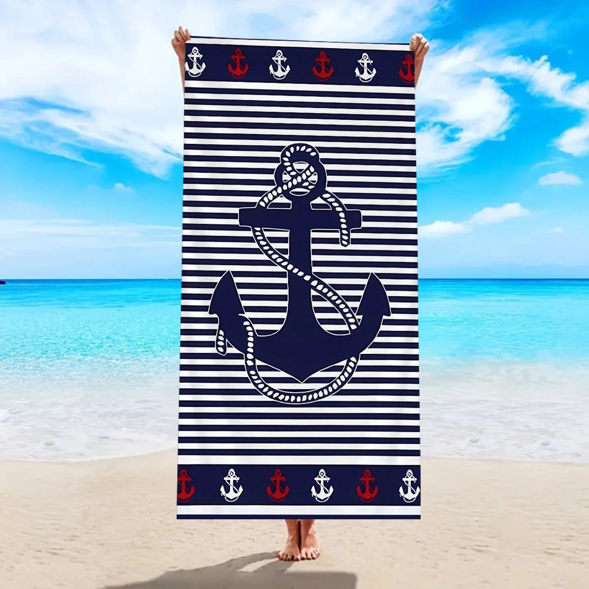 Khăn Đa Năng Sọc Neo - Du Lịch & Thể Thao