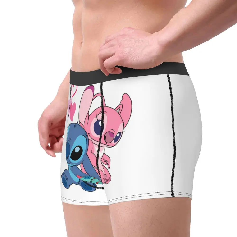 Quần Sịp Nam Lilo Stitch Thoải Mái Phong Cách Anime