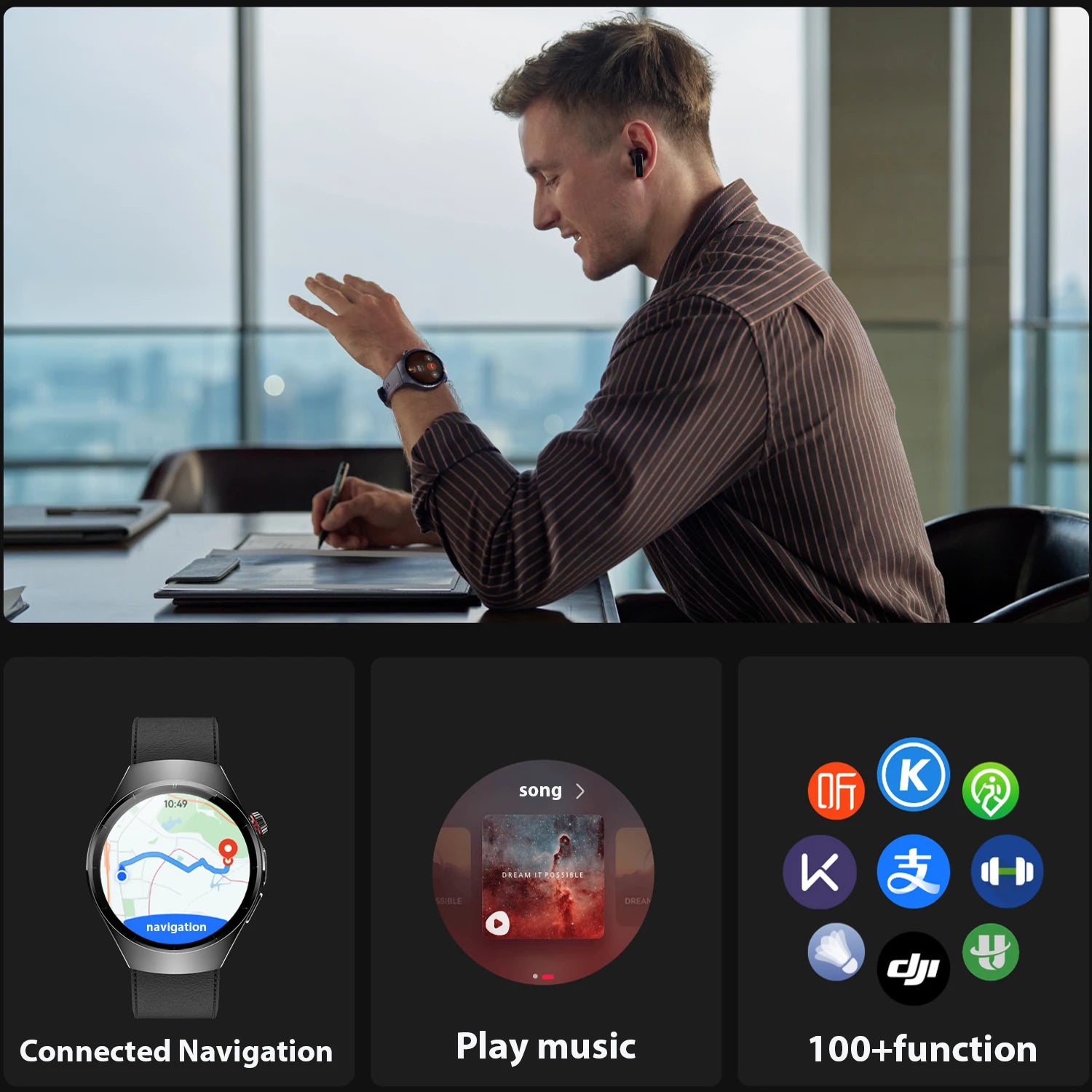 Đồng Hồ Thông Minh 2025 - Watch 5 AMOLED Chống Nước IP68