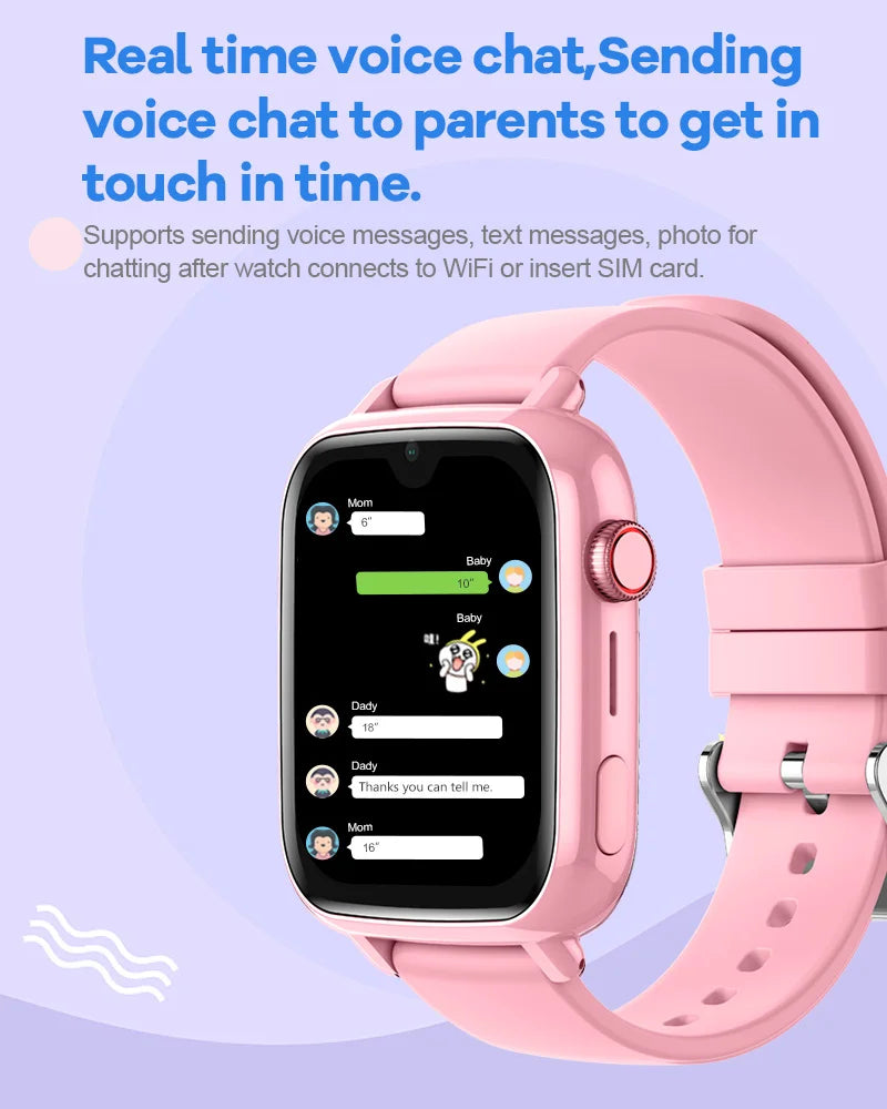 4G GPS Smart Watch for Kids Video Calling Protection