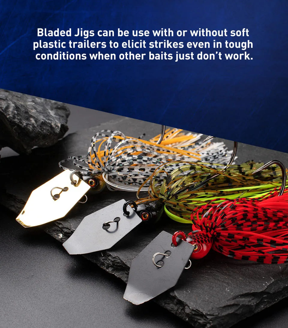 Mồi Câu Cá WALK FISH: Lưỡi Xoay Sắc Nét 7-21g