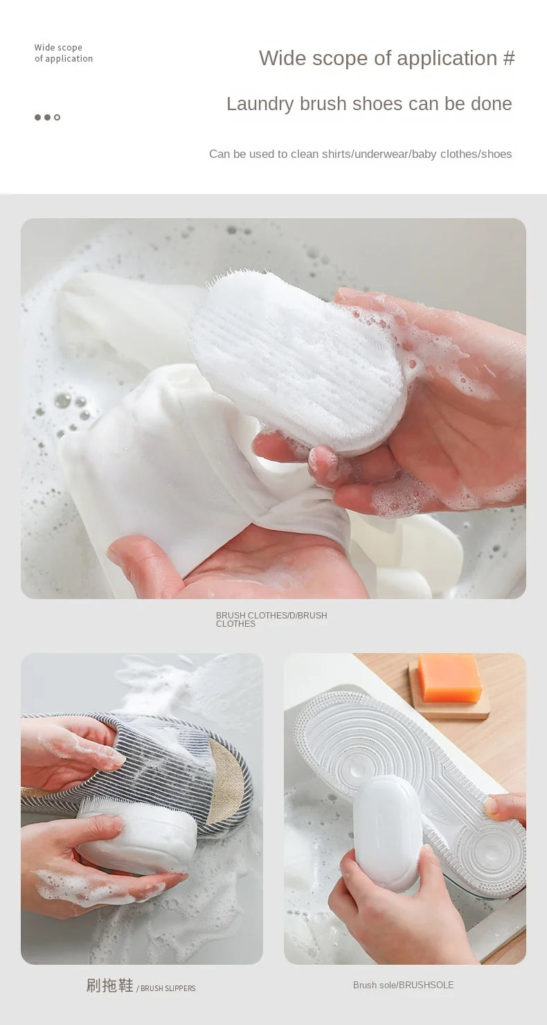 3434 Laundry Brush Soft Hair Clothes Cleaning Collar Underwear Small Brush Multifunctional Household Cleaning Brush Shoe Brush
