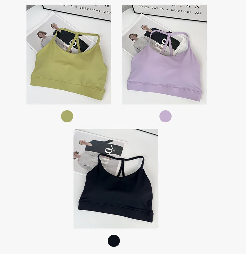 Women's Sports Bra - Thin, Breathable, Sexy, Shockproof