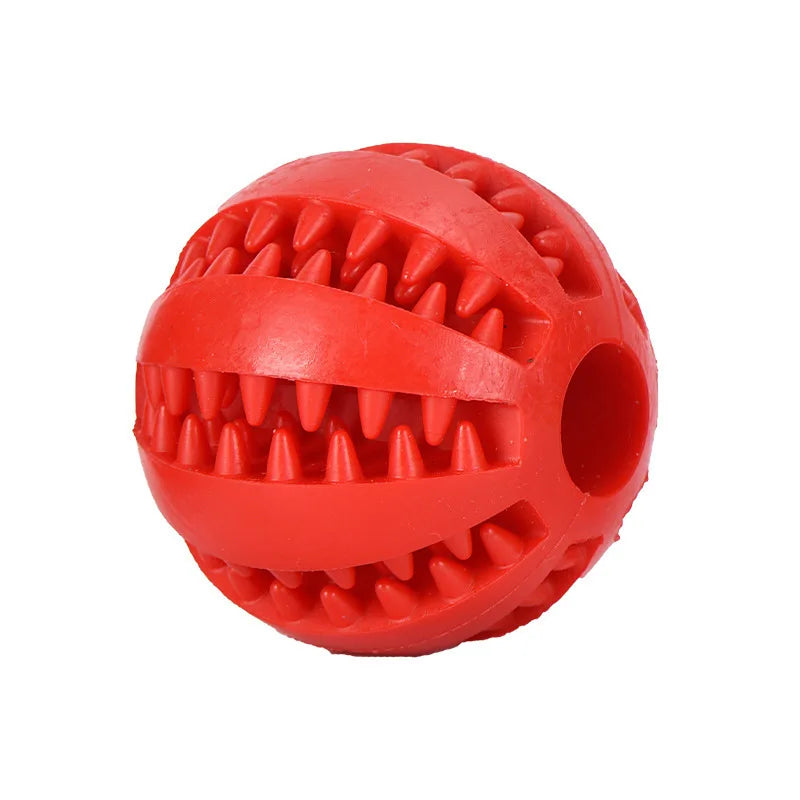 Interactive Play Ball for Dogs and Cats - Chewing &amp; Teeth Cleaning Tool