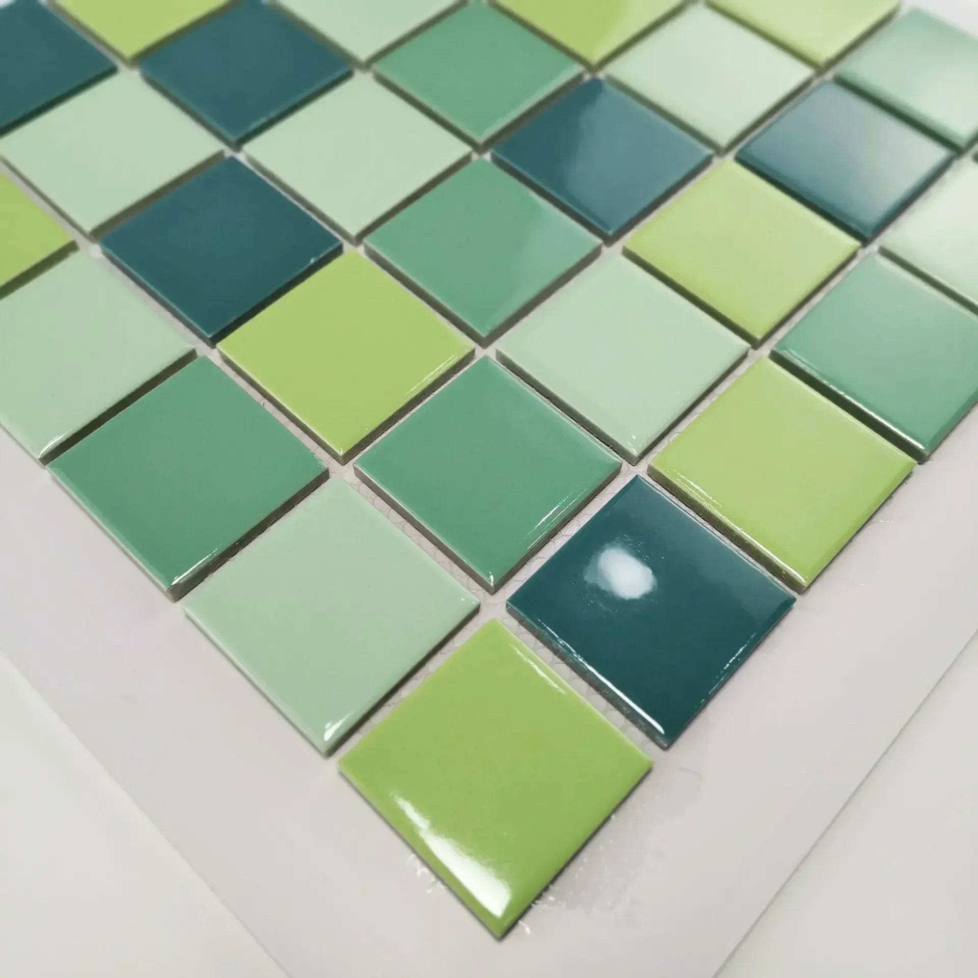 Gạch Mosaic Gốm Ốp Lát Hồ Bơi, Nhà Tắm, Bếp