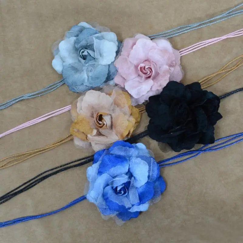 Thắt Lưng Nữ Boho Vintage Dây Thắt Hoa Vải Đẹp - Daisan Mart