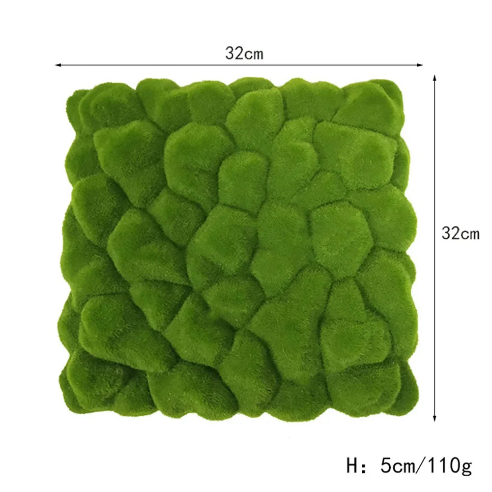 Artificial Moss Panels for Wall Decoration, Stone, Garden Landscape
