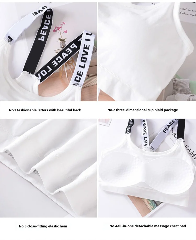 Women's Seamless Wide Strap Yoga Sports Bra