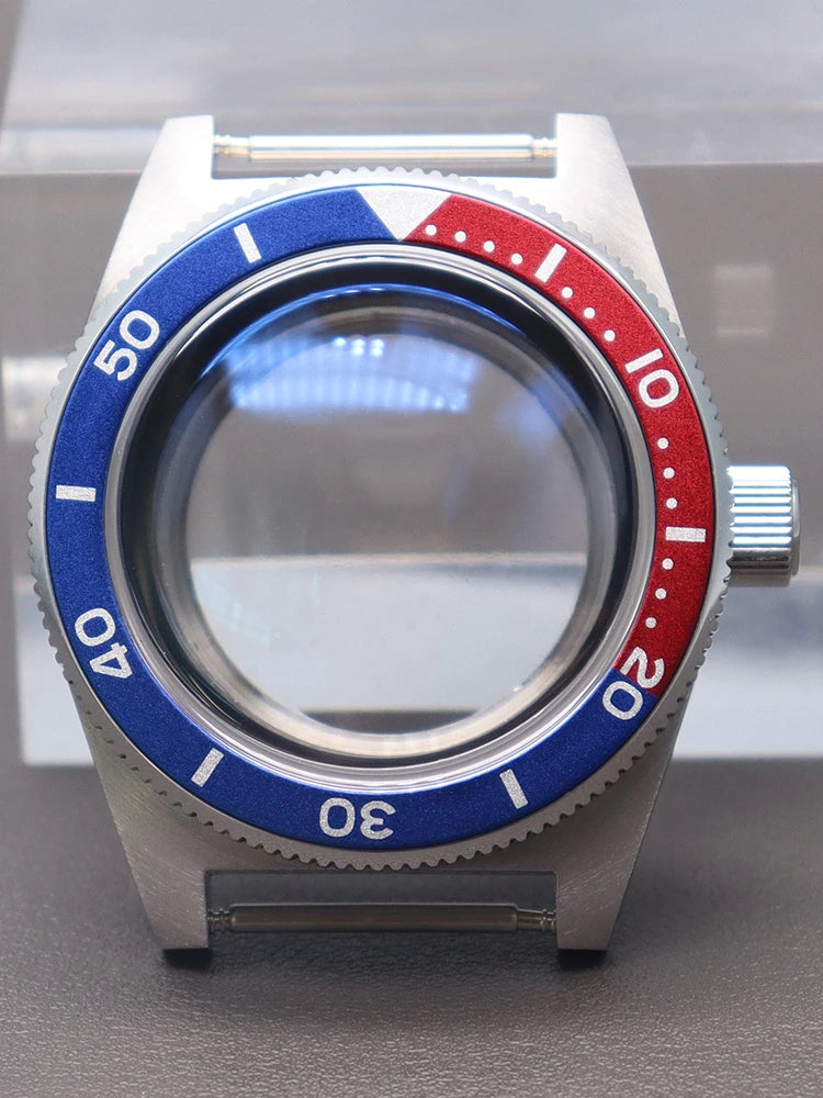 Modified Seiko 62MAS Diving 40mm Vintage Watch Cases Bubble Sapphire Crystal Glass Fit NH34 NH35 NH36 NH38 Movement 28.5mm Dial - Daisan Mart