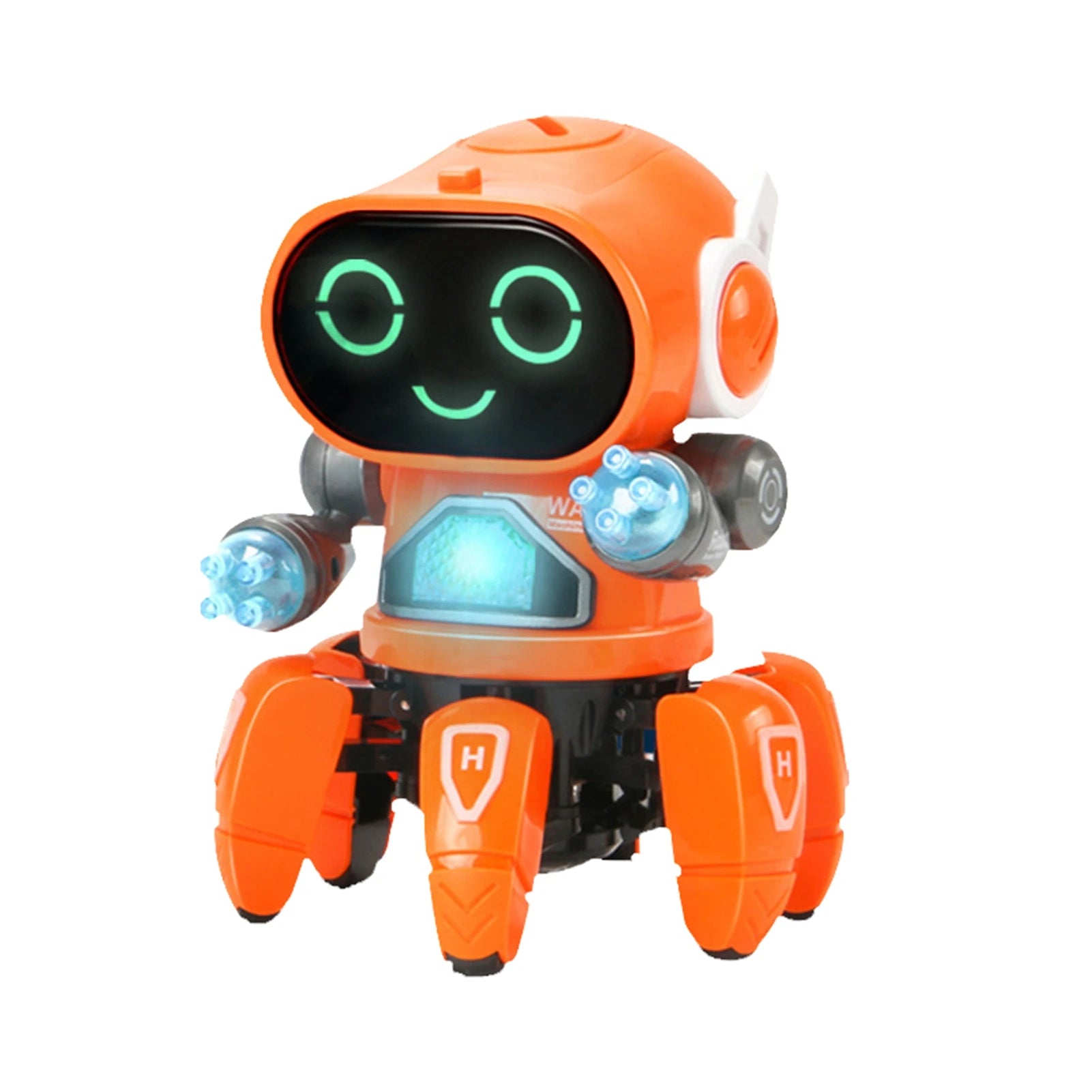 Children Robot  Electric Robot  Robot  Six Claws Plastic Intelligent Dancing Singing Light Electric Robot  for Boys - Daisan Mart