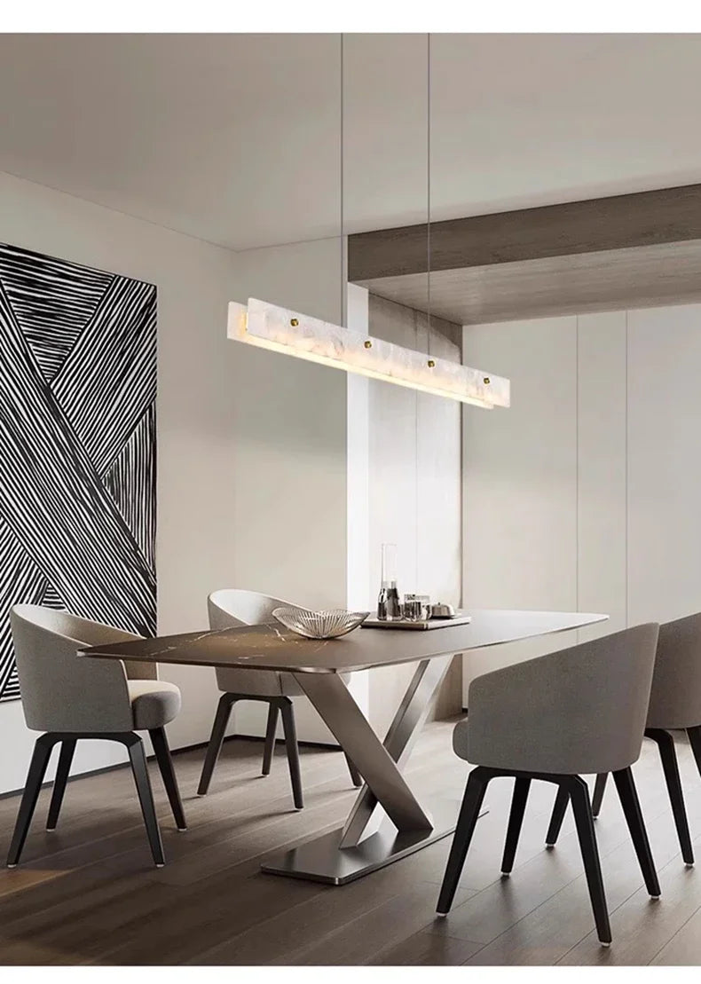 Modern Luxury LED Marble Ceiling Lamp