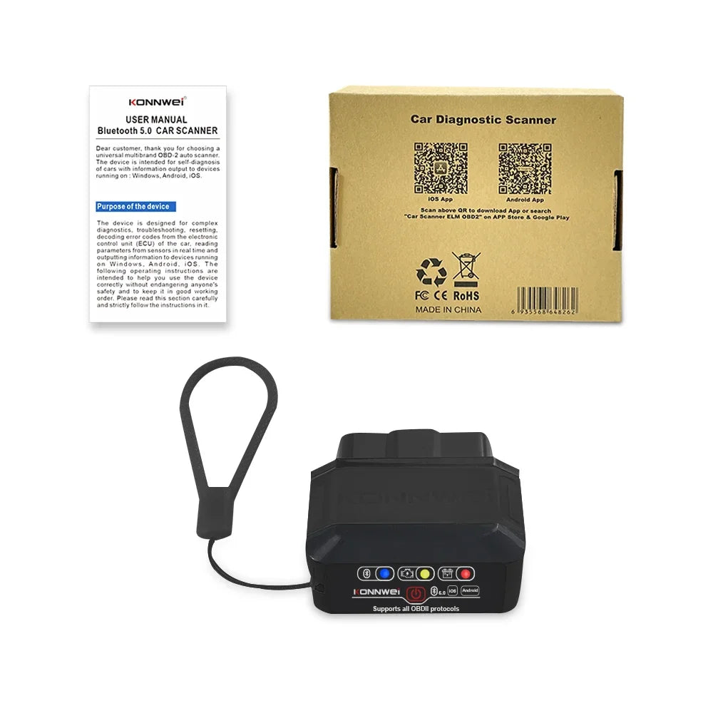Máy Quét Lỗi Ô Tô KONNWEI KW906 Bluetooth 5.0 - Daisan Mart