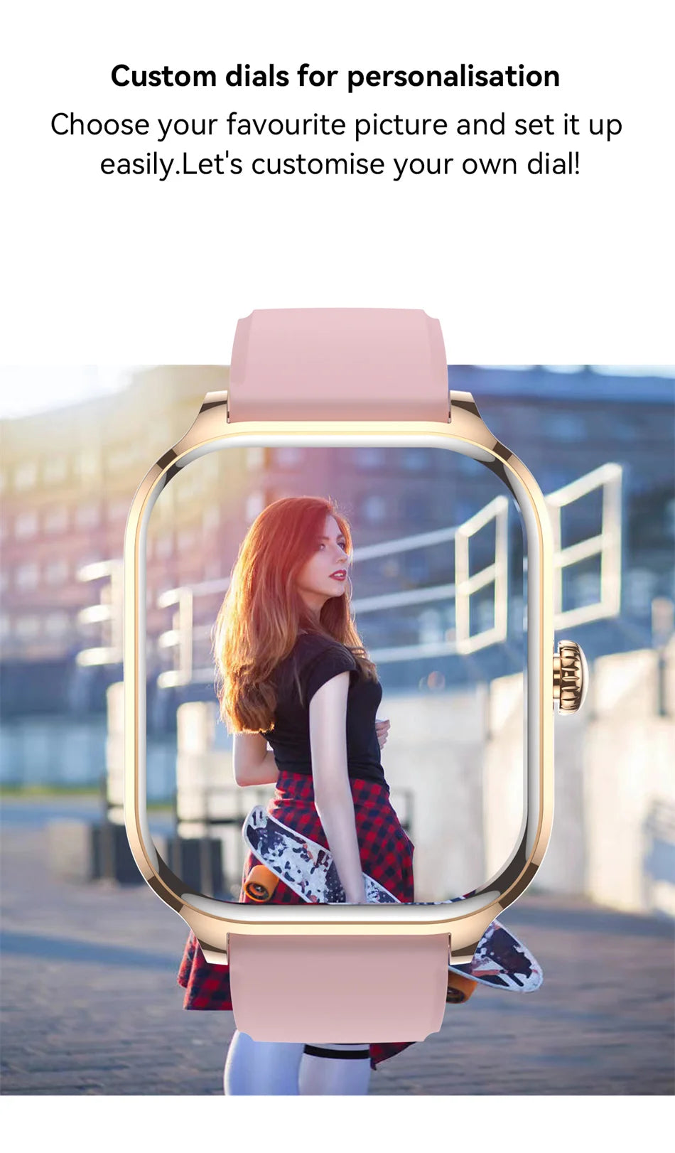 Đồng hồ thông minh 2025 AMOLED 2.01 Thời trang đôi