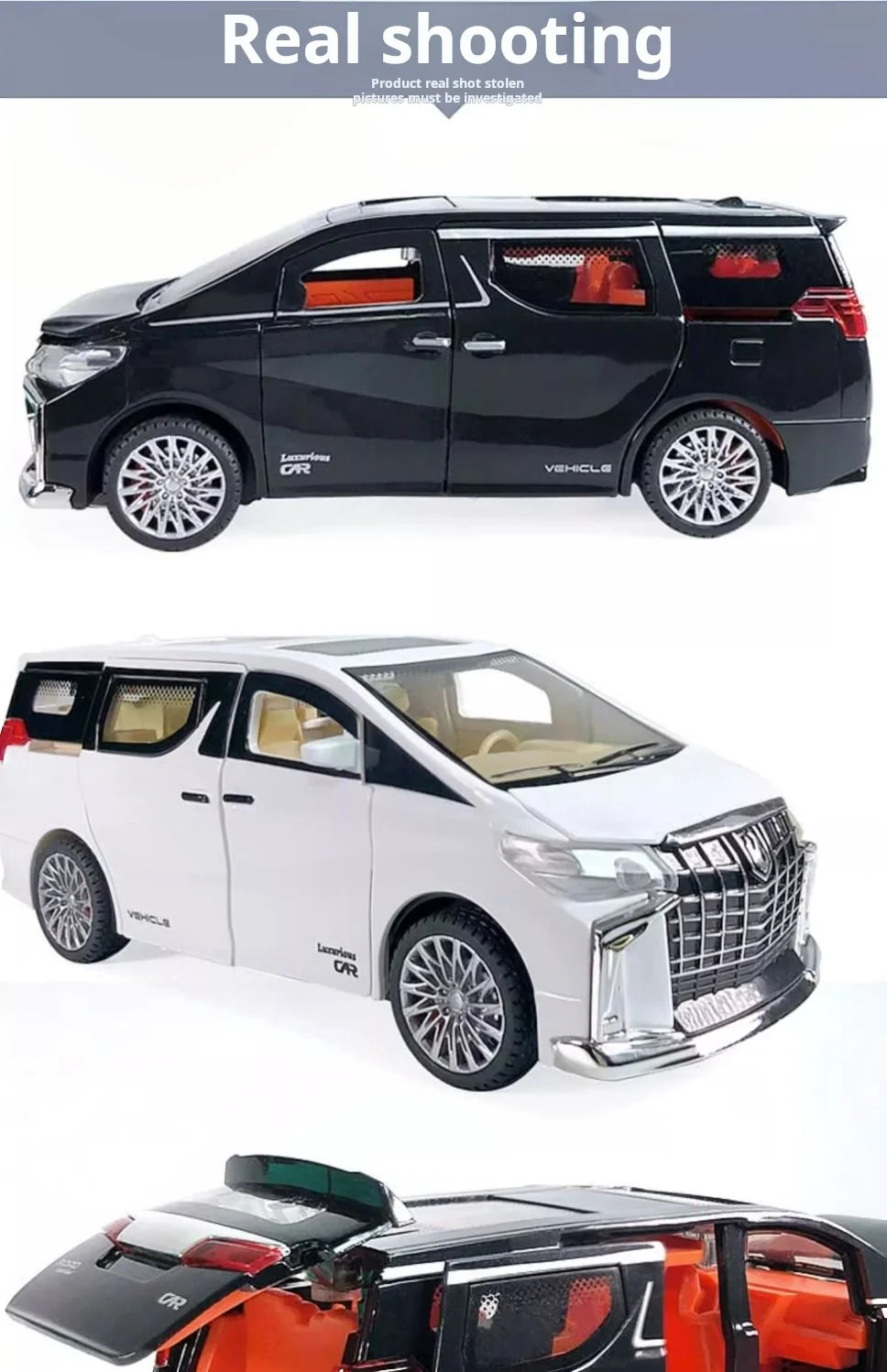 Children's pull-down model car that lights up and plays music