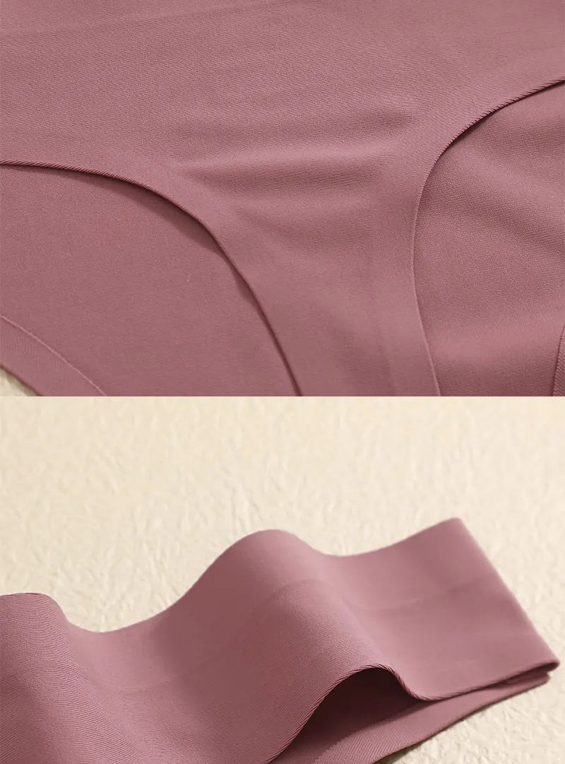 Set of 6 Sexy Low-Waist Seamless Invisible Women's Panties
