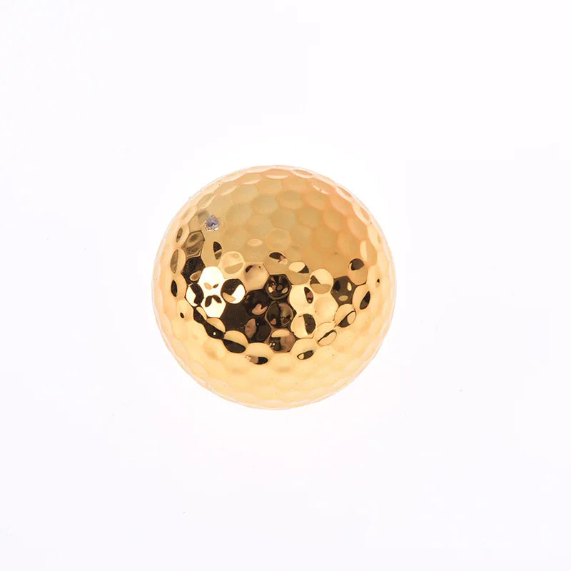 Unique Gold Plated Golf Balls - High-End Golf Equipment