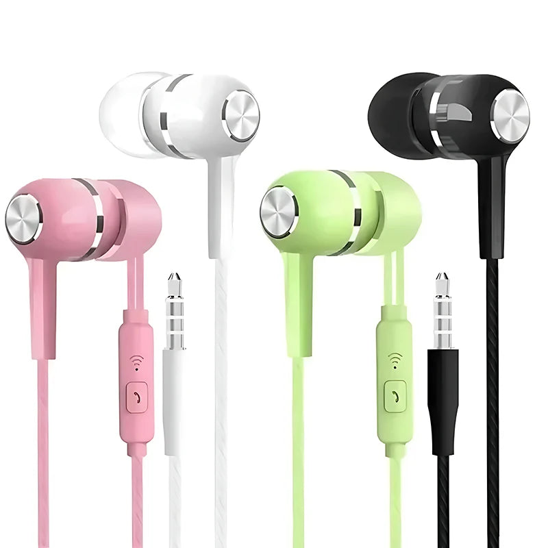 3.5mm HIFI In-Ear Headphones Strong Bass Gaming Mic