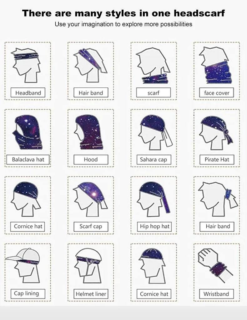 Summer Breathable Sun Protection Sports Neck Scarf