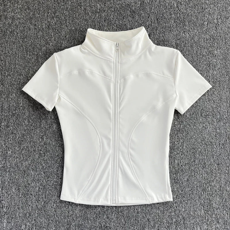Áo Yoga Nữ Hè Cao Cấp Thấm Hút Nhanh Ôm Eo - Daisan Mart