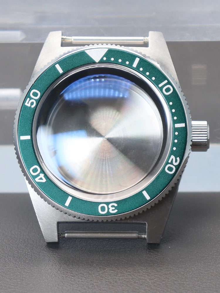 Modified Seiko 62MAS Diving 40mm Vintage Watch Cases Bubble Sapphire Crystal Glass Fit NH34 NH35 NH36 NH38 Movement 28.5mm Dial - Daisan Mart