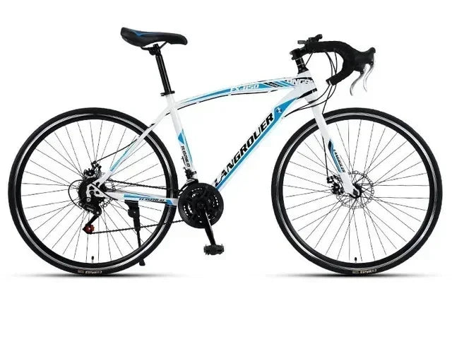 27/30 speed Bending Road Bike 700C Variable Speed ​​Adult Male Female Student Dual Disc Brake Bike Racing mountainbike