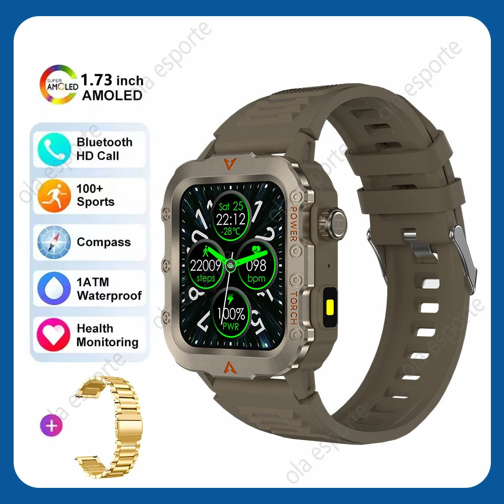 Đồng Hồ Nam Thông Minh 1.73 AMOLED Gọi Bluetooth