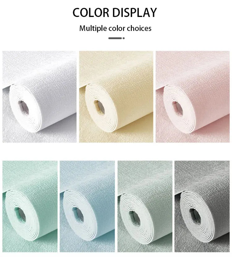 Foam 3D Wall Stickers New Design Anti-collision Children's Bedroom Decorative Film Self-adhesive Moisture-proof Stickers