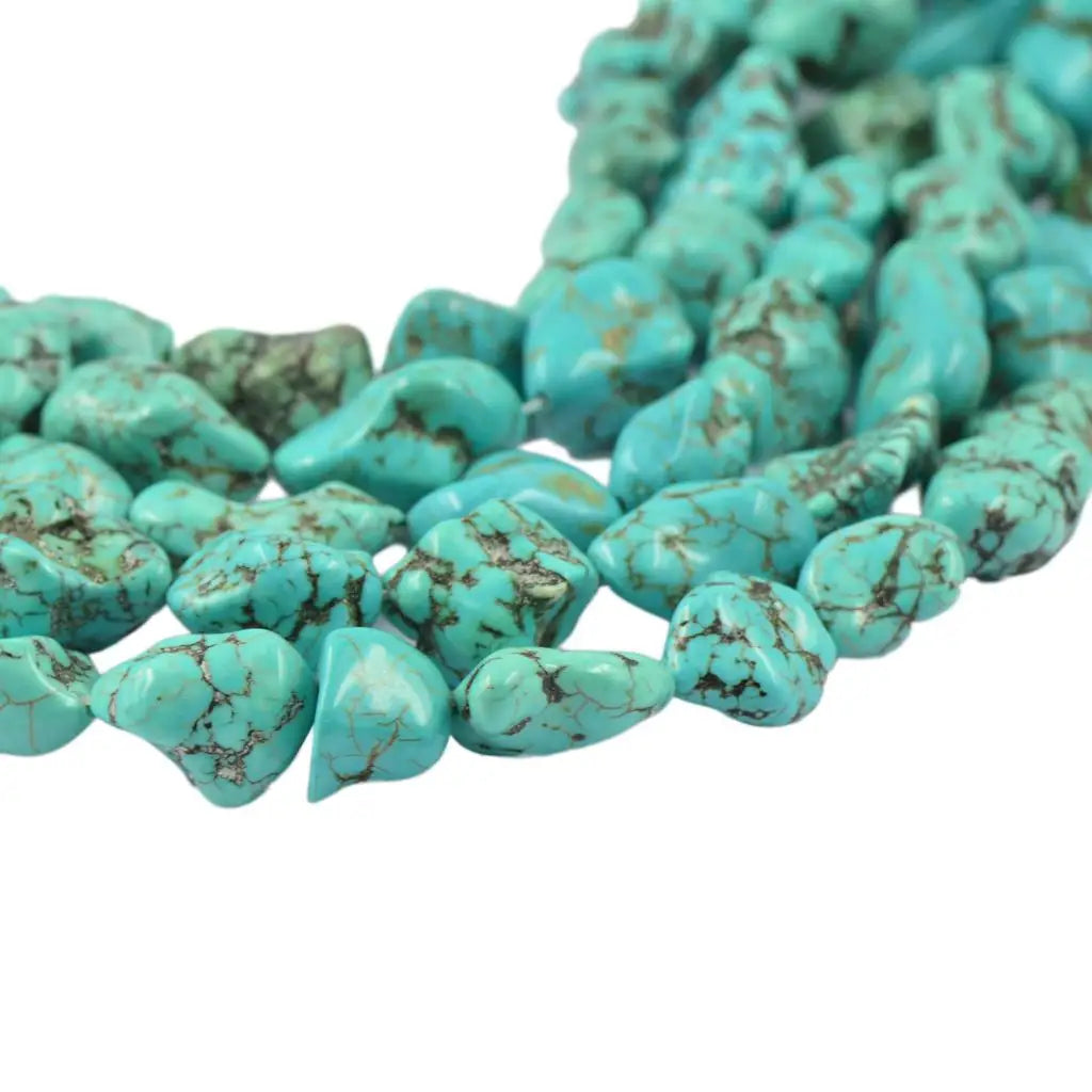 Blue Turquoise - Natural Stone Beads Jewelry