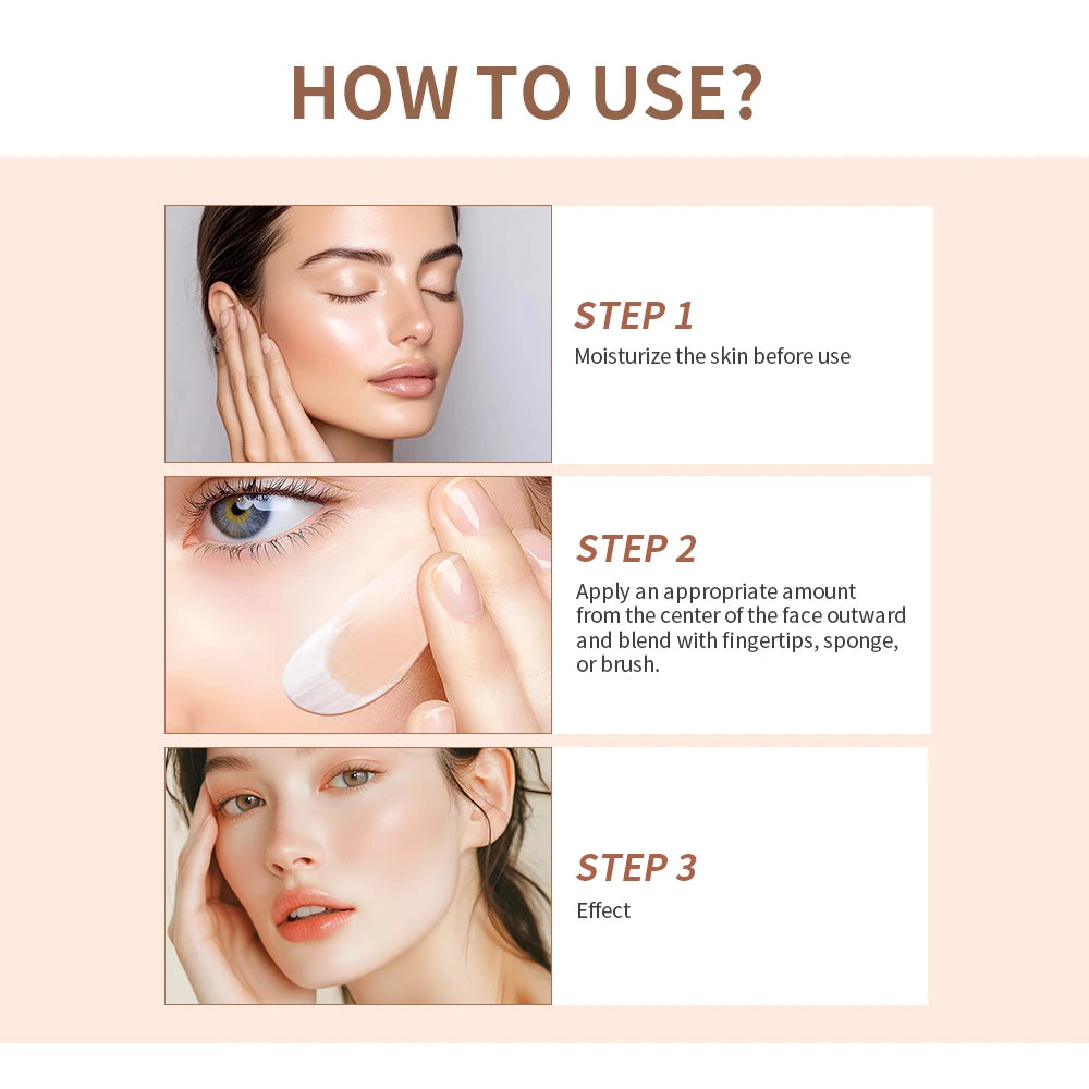 Kem Nền Đổi Màu 4in1 Chống Nước SPF30+ Dưỡng Ẩm