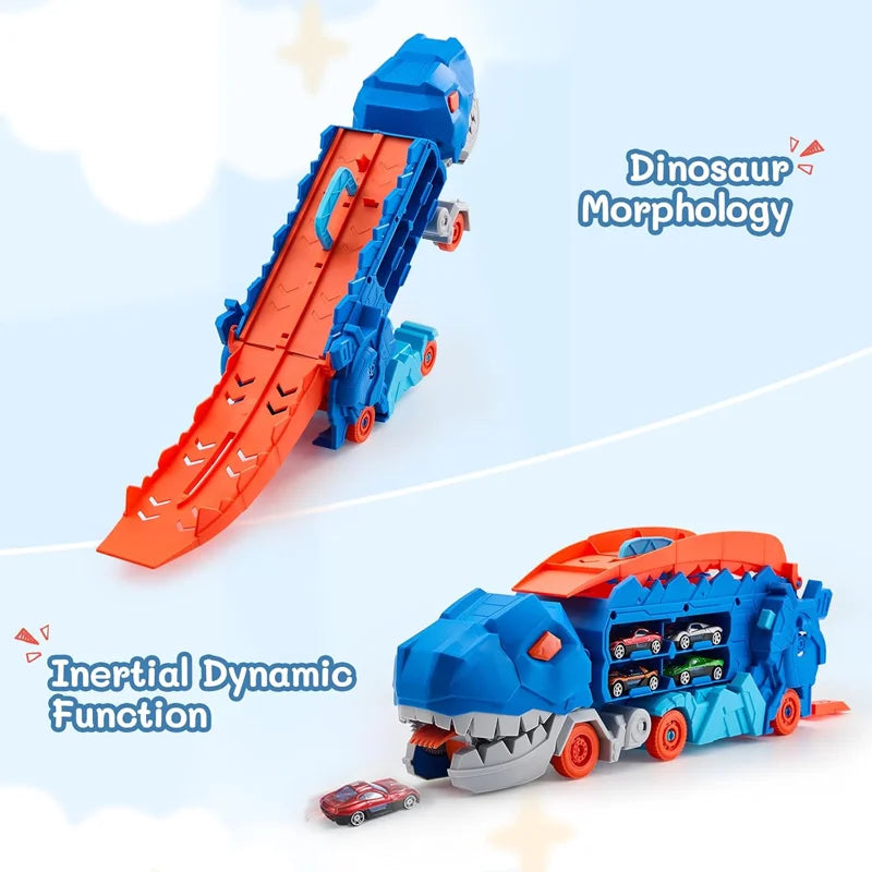 Dinosaur Race - Super Transport Truck