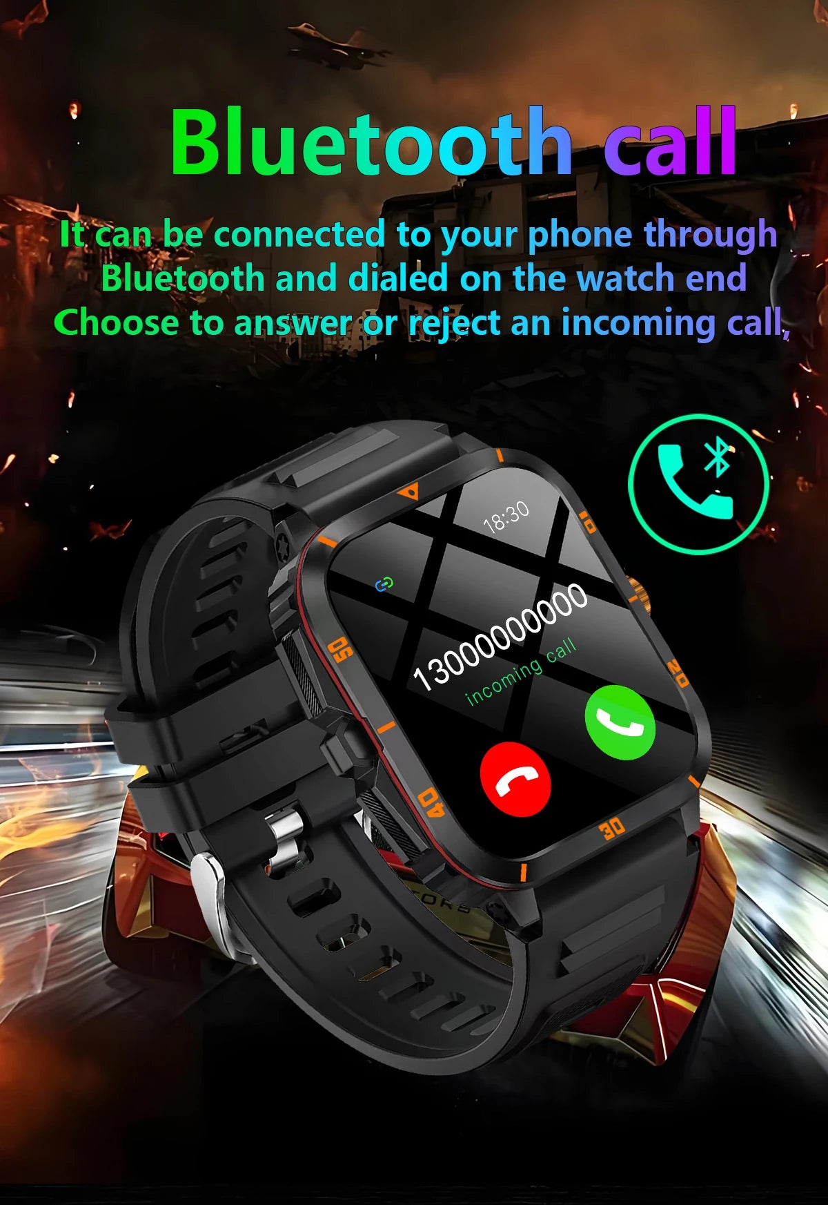 Đồng hồ thông minh 2025: Gọi Bluetooth, Sức khỏe, Thể thao