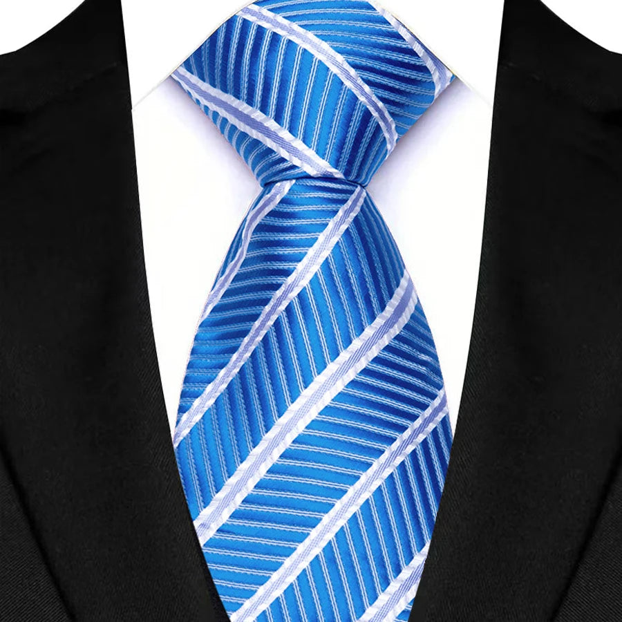 Cà vạt Nam Cổ điển 8cm Sọc Paisley Thời trang