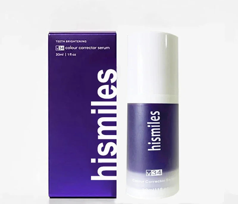 30ml V34 SmileKit Purple Toothpaste Removes Tartar Clean Oral Hygiene Fresh Breath Whitening Teeth Care Products - Daisan Mart
