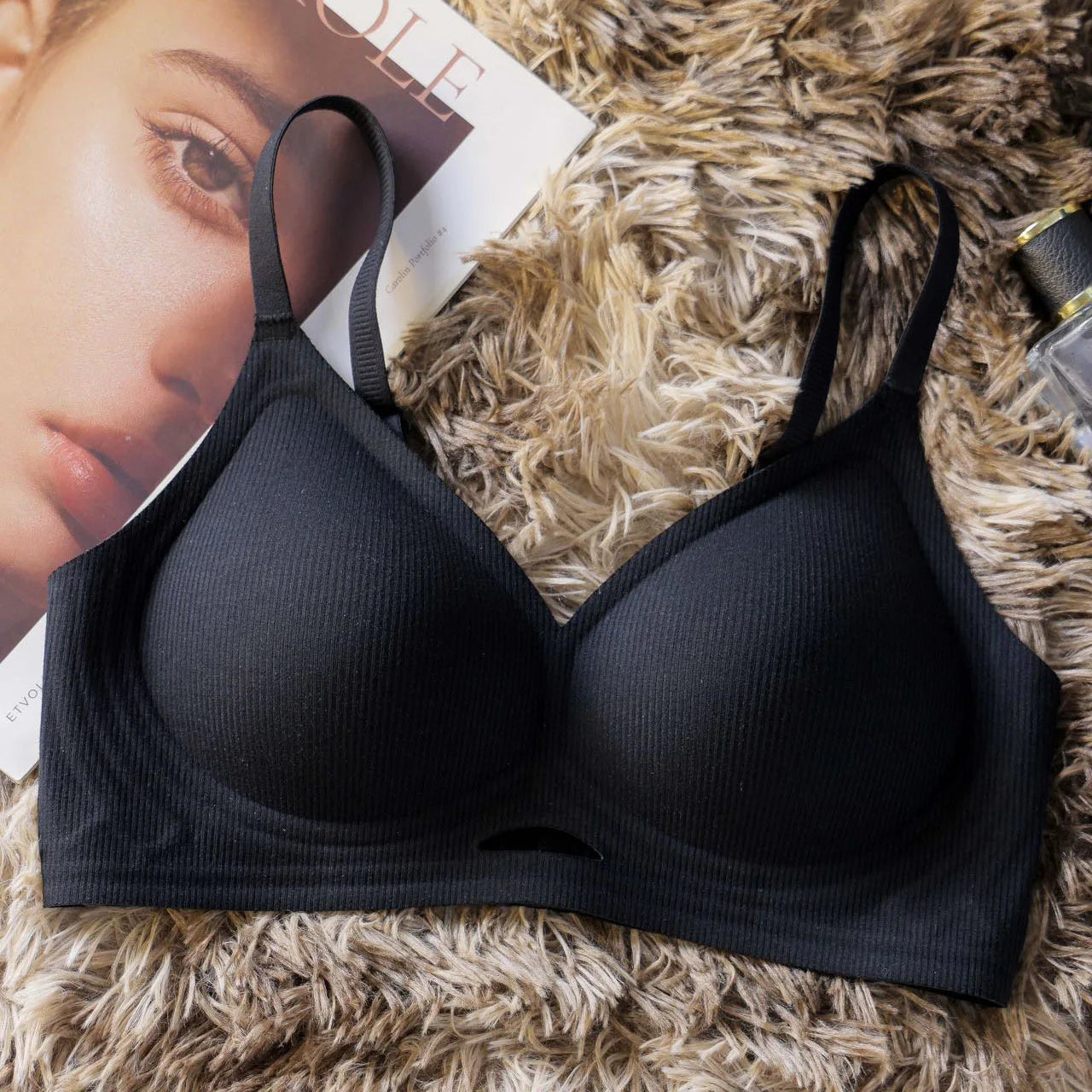 Sexy, Breathable, Push-Up, Wire-Free Women's Bra