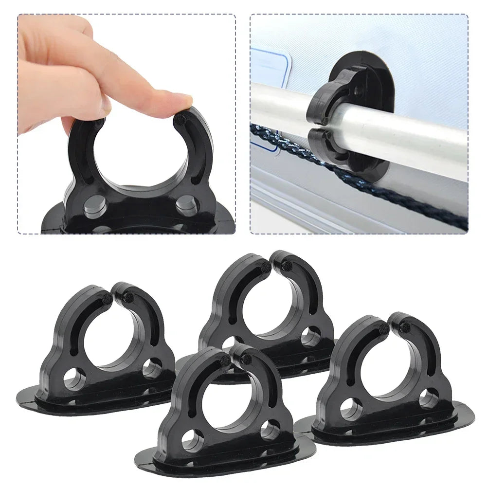 4/2 Pcs Kayak Paddle Clips Plastic Inflatable Boat Paddle Holder Paddle Storage Holder for Kayak Canoe Rowing Boat Accessories