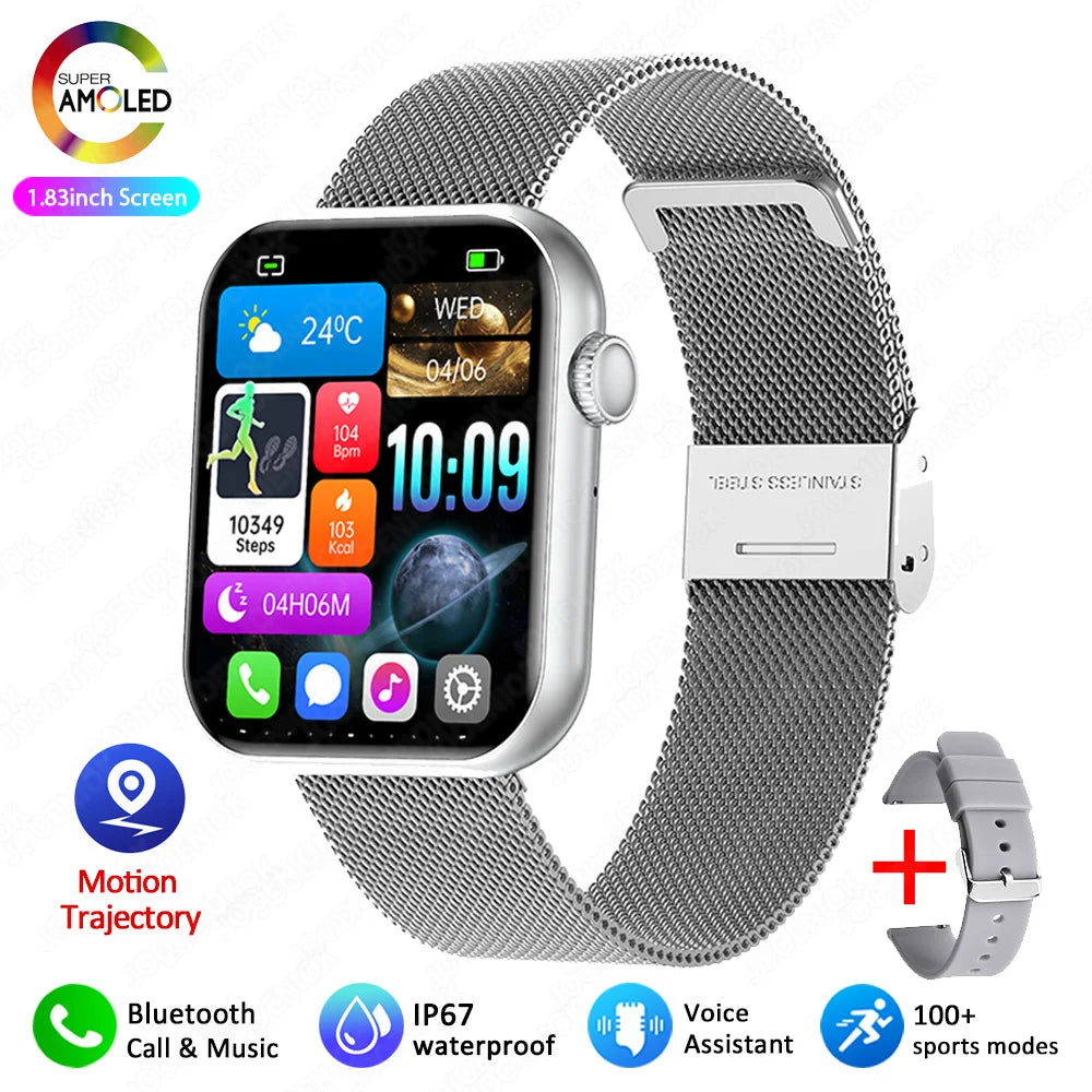 SmartWatch 2025 - Màn Lớn, Kết Nối Bluetooth