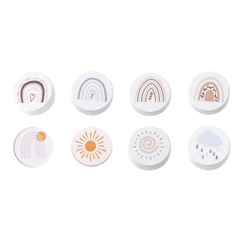 Wooden Door Handles Children's Room Animal Wood Furniture Handles for Cabinets and Drawers Knobs Kitchen Cupboard Wardrobe Pulls