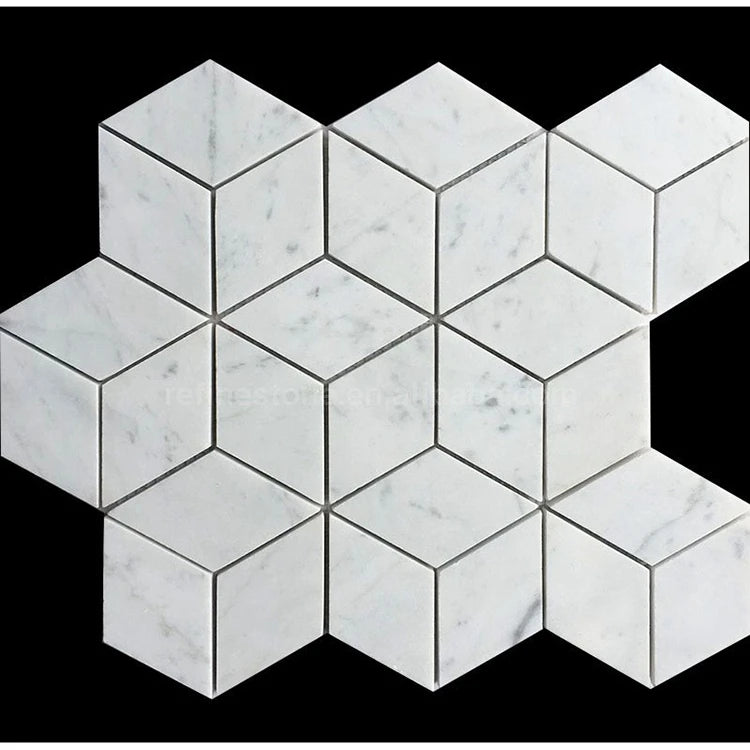 Gạch Mosaic Đá Cẩm Thạch Vàng Ốp Tường Khách Sạn - Daisan Mart