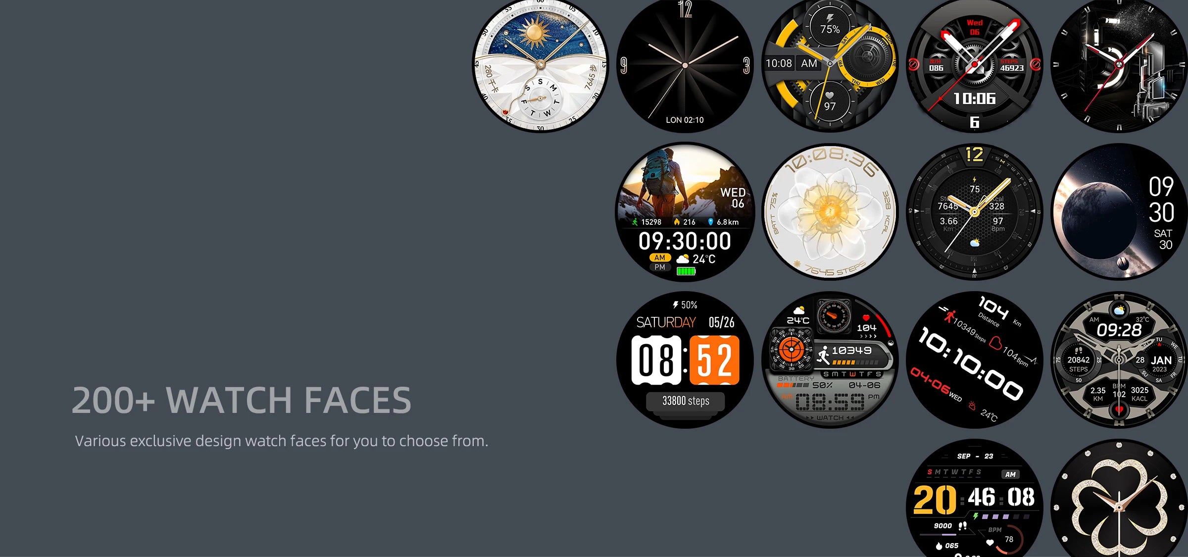 Đồng hồ thông minh nữ GPS, đàm thoại, chống nước 5ATM