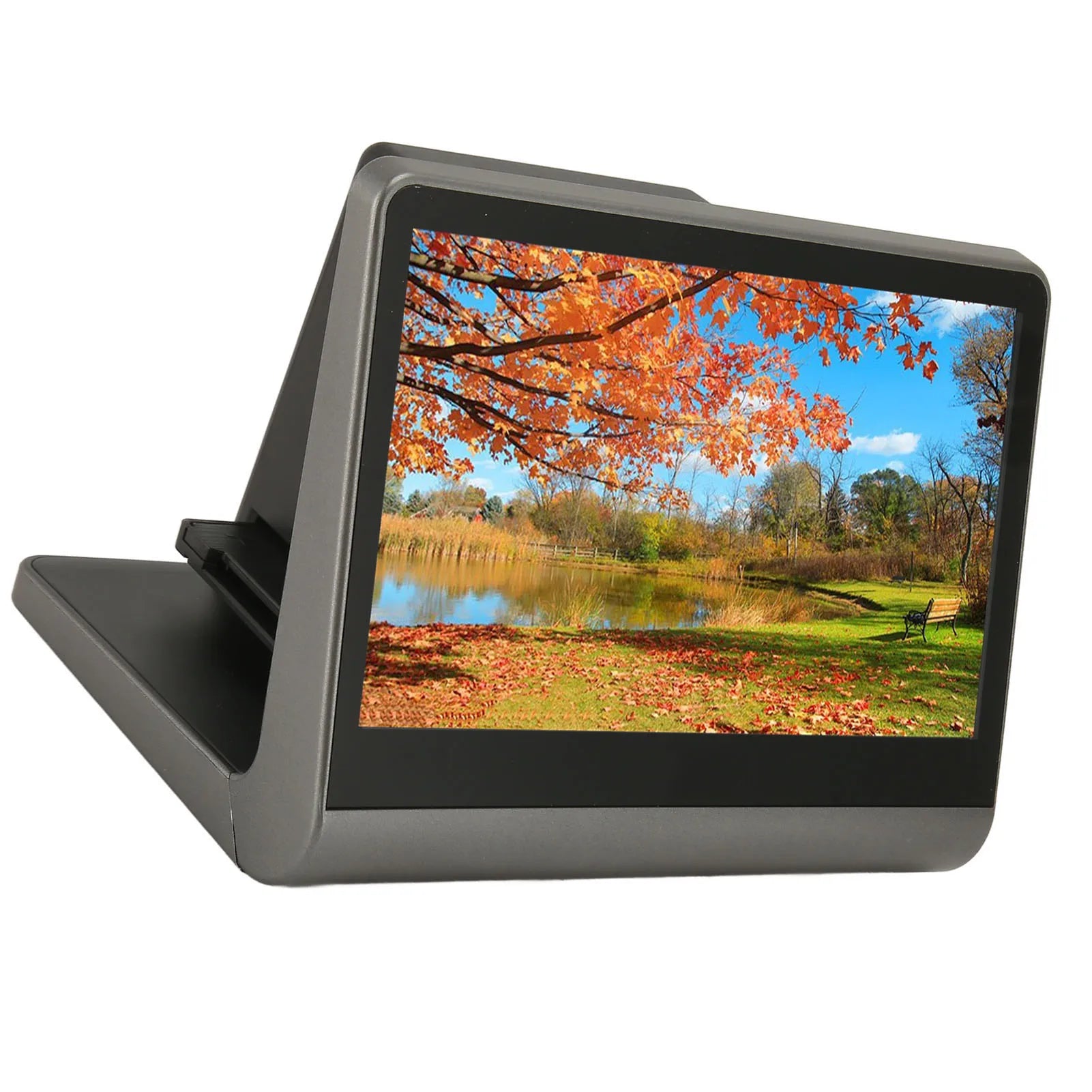 4800萬像素膠片掃描儀，配備7吋彩色高清螢幕，可轉換135膠卷、126KPK膠捲和110膠卷，並產生高解析度4800萬像素JPEG照片。