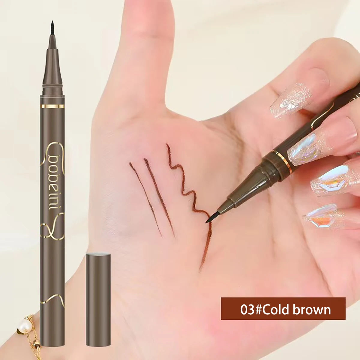 Kẻ Mắt Nước Siêu Mảnh Chống Lem, Lì Lâu Phai