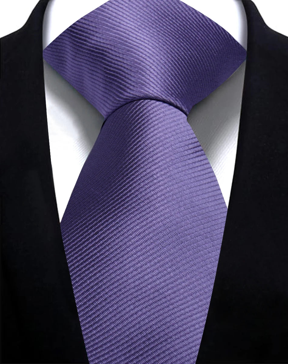 Cà vạt Nam 7.5cm Xanh Xám Thời Trang Dệt Kim